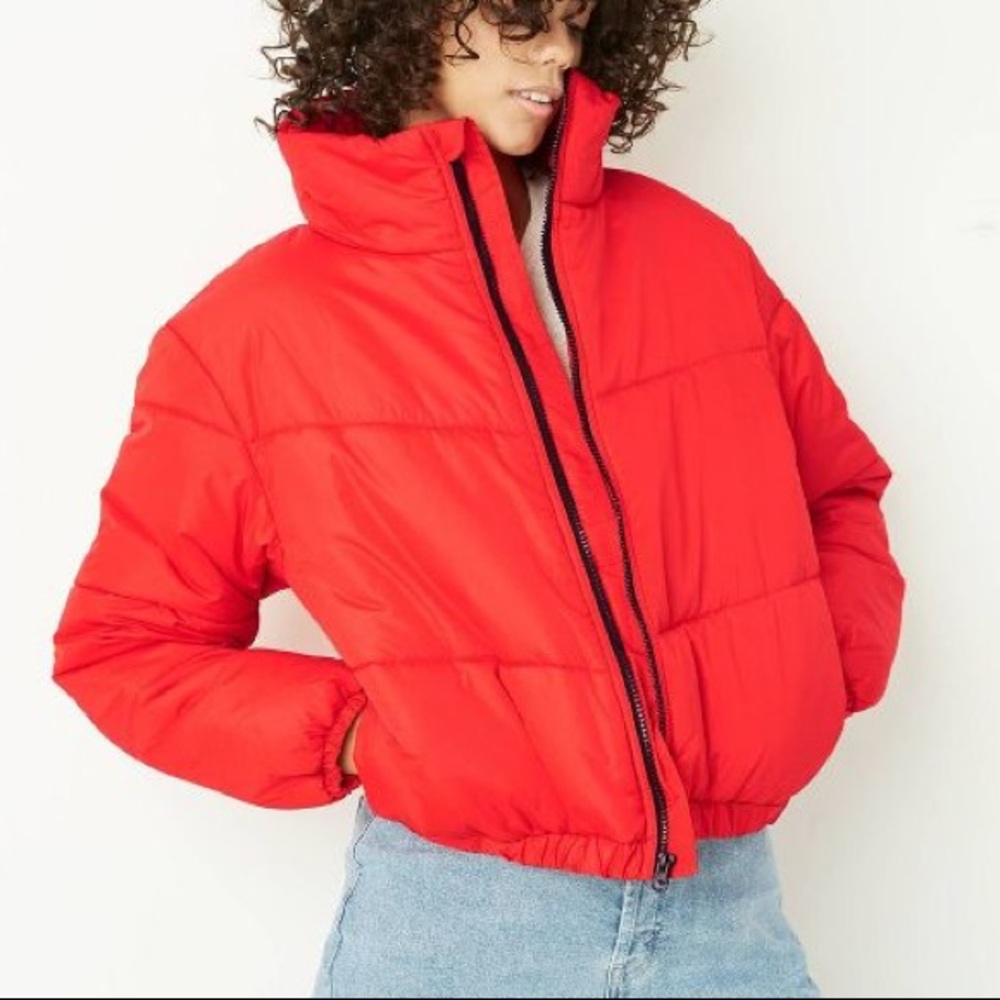 Wild Fable / Red Puffer Jacket / sz L / worn once!